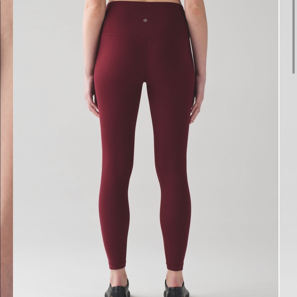 Lululemon Align Pant II in Deep Rouge (Maroon) Size 4